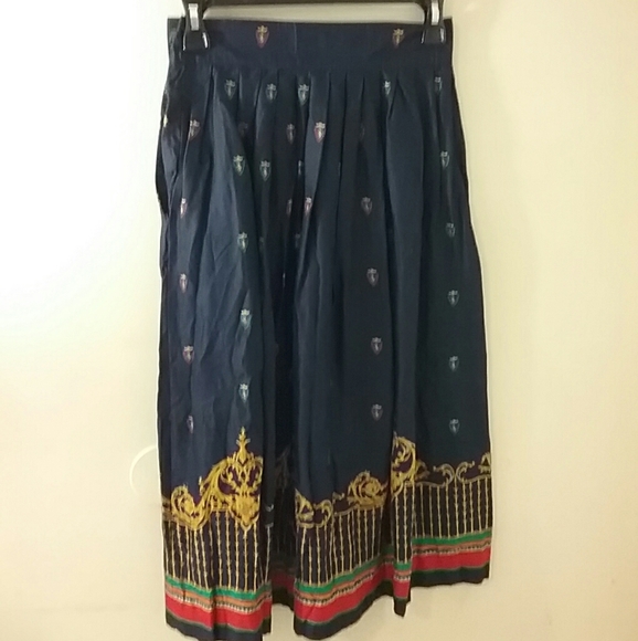 Vintage Chaus Petites Midi Skirt Office - Picture 1 of 3